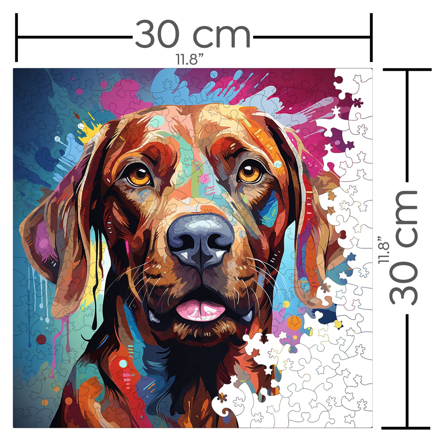 Puzzle cu Animale - Caini - Rhodesian Ridgeback 2 - 200 piese - 30 x 30 cm