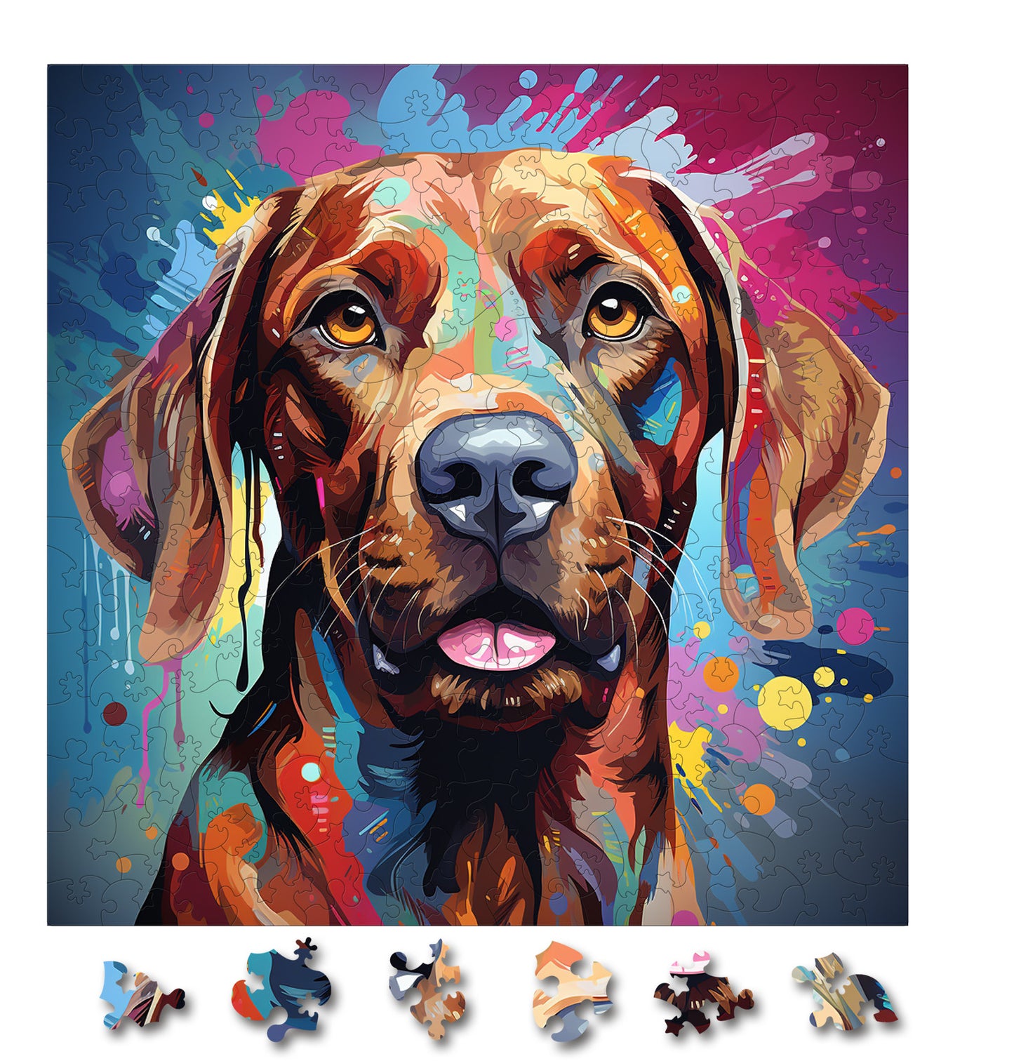 Puzzle cu Animale - Caini - Rhodesian Ridgeback 2 - 200 piese - 30 x 30 cm