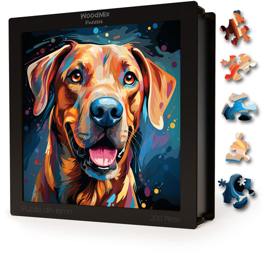 Puzzle cu Animale - Caini - Rhodesian Ridgeback 3 - 200 piese - 30 x 30 cm