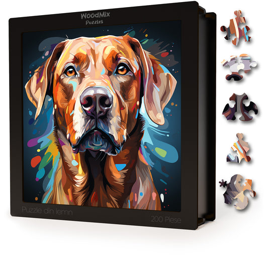 Puzzle cu Animale - Caini - Rhodesian Ridgeback 4 - 200 piese - 30 x 30 cm