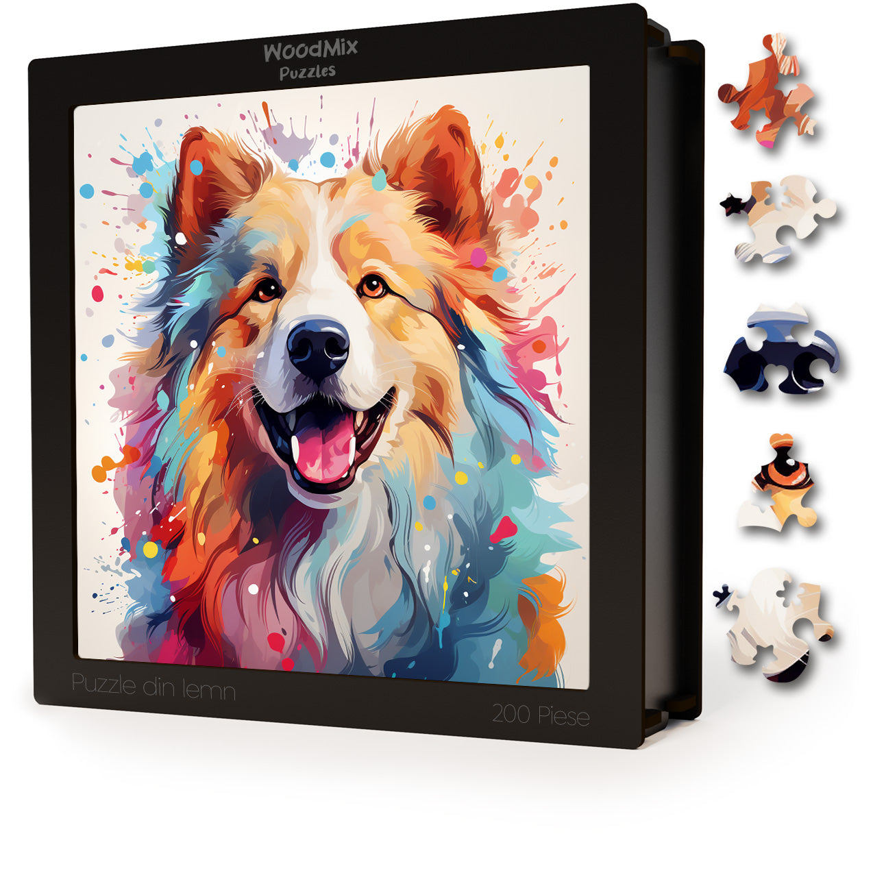 Puzzle cu Animale - Caini - Samoyed 1 - 200 piese - 30 x 30 cm