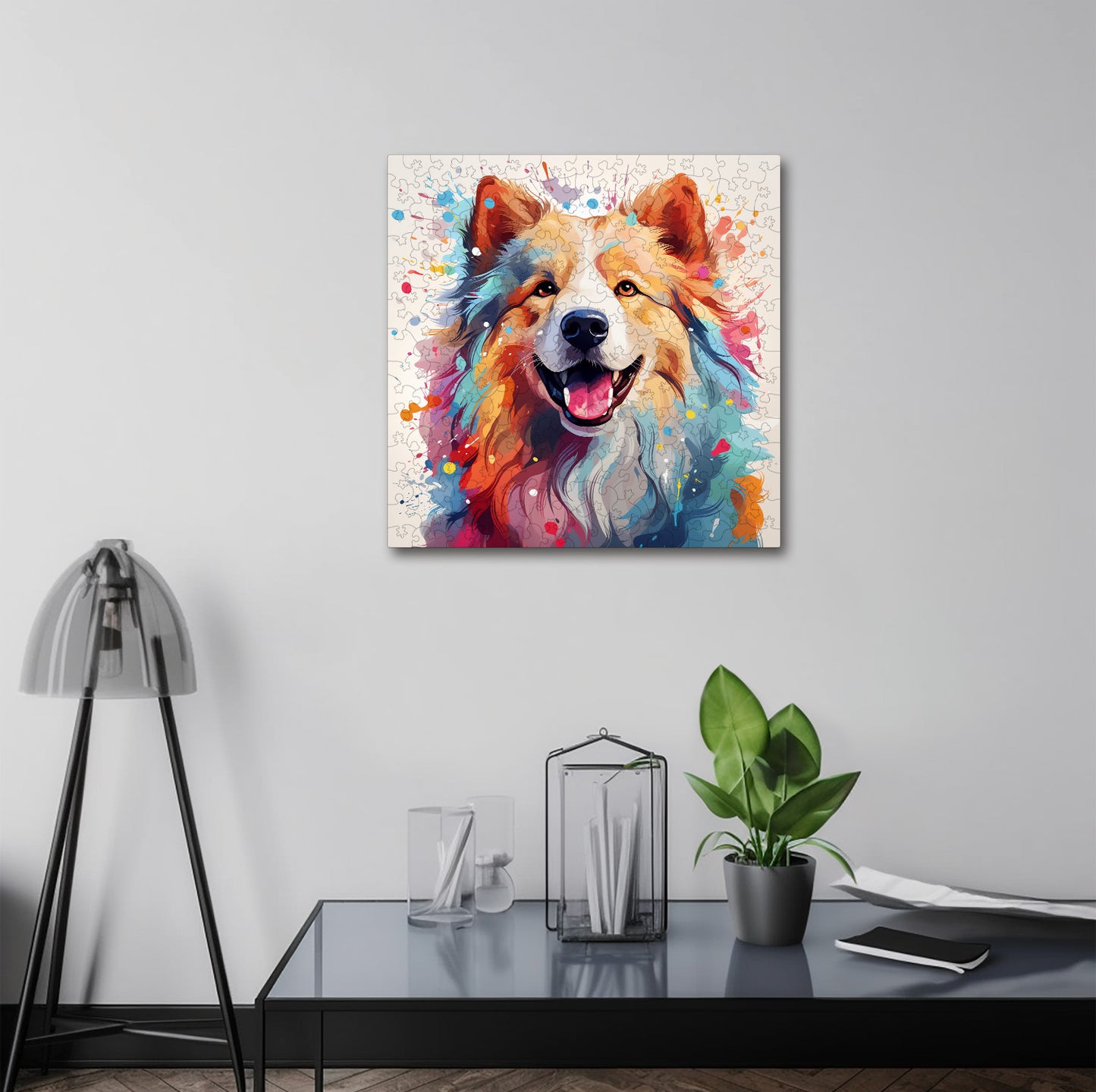 Puzzle cu Animale - Caini - Samoyed 1 - 200 piese - 30 x 30 cm