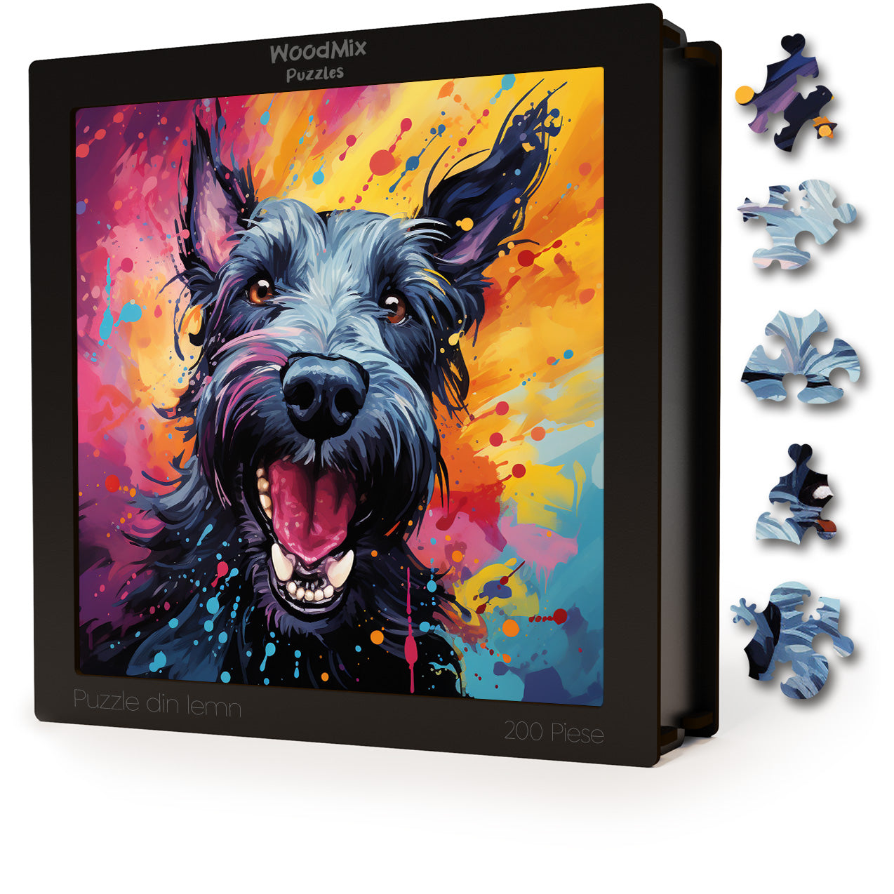 Puzzle cu Animale - Caini - Scottish Terrier 2 - 200 piese - 30 x 30 cm