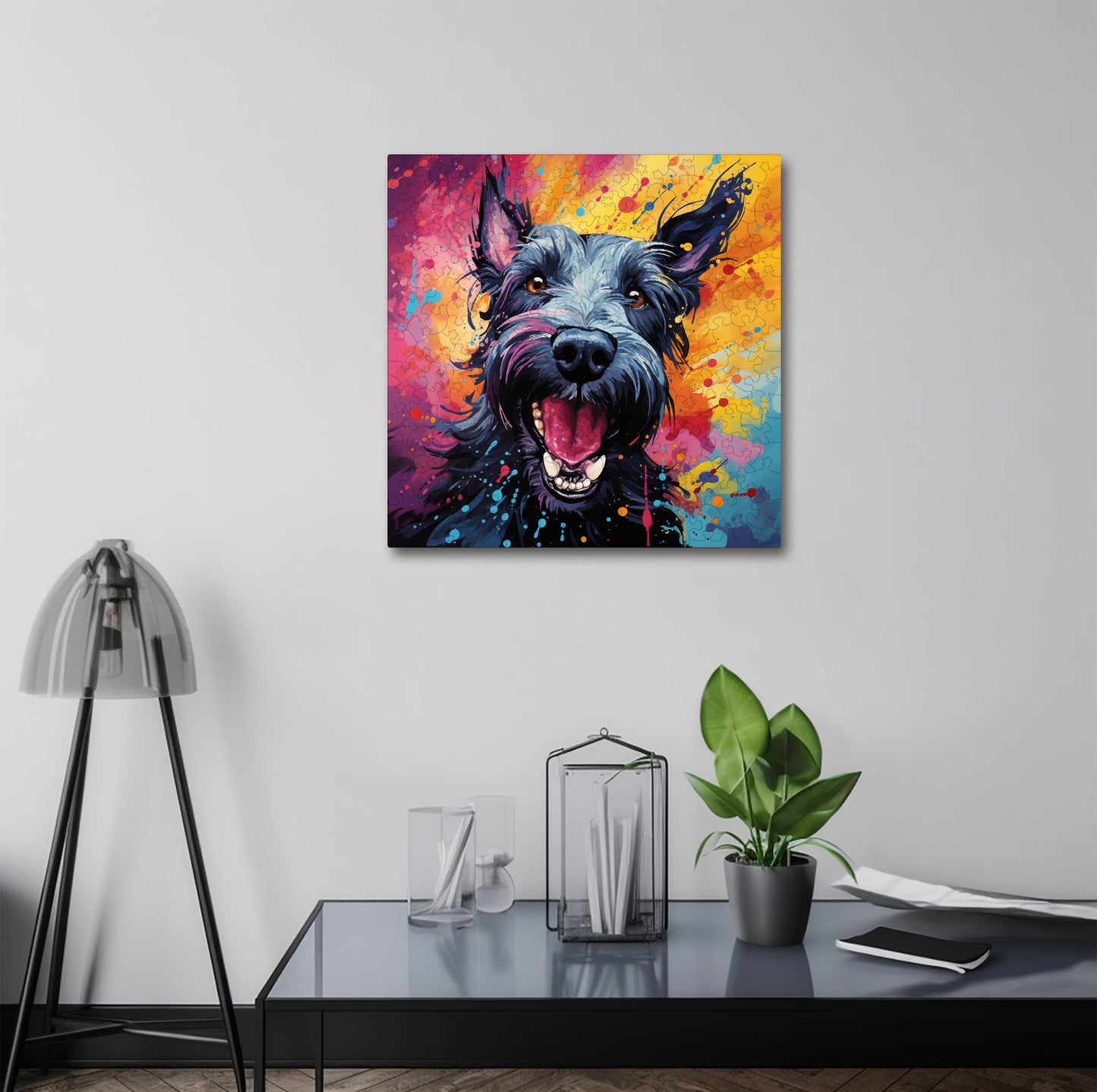 Puzzle cu Animale - Caini - Scottish Terrier 2 - 200 piese - 30 x 30 cm