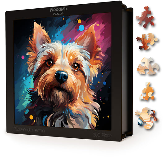 Puzzle cu Animale - Caini - Silky Terrier 1 - 200 piese - 30 x 30 cm