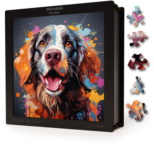 Puzzle cu Animale - Caini - Spinoni Italiani 7 - 200 piese - 30 x 30 cm