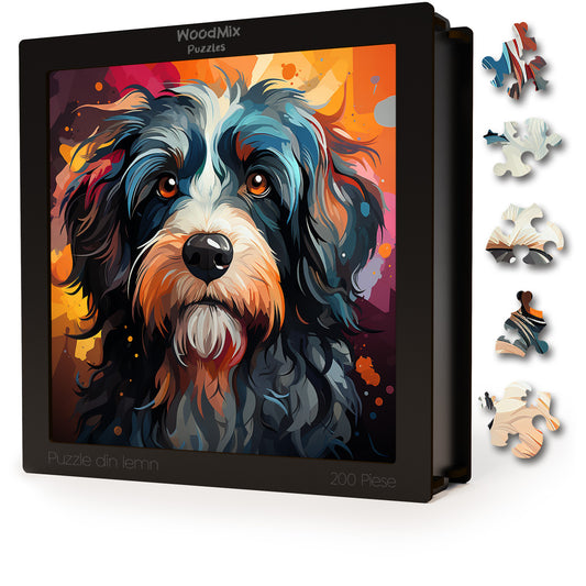 Puzzle cu Animale - Caini - Tibetan Terrier 1 - 200 piese - 30 x 30 cm