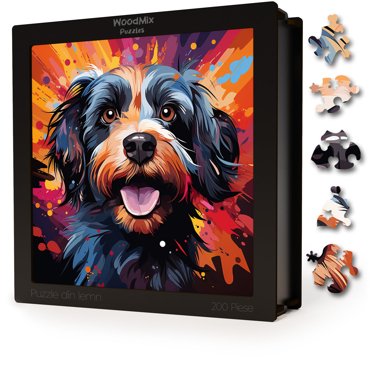 Puzzle cu Animale - Caini - Tibetan Terrier 2 - 200 piese - 30 x 30 cm