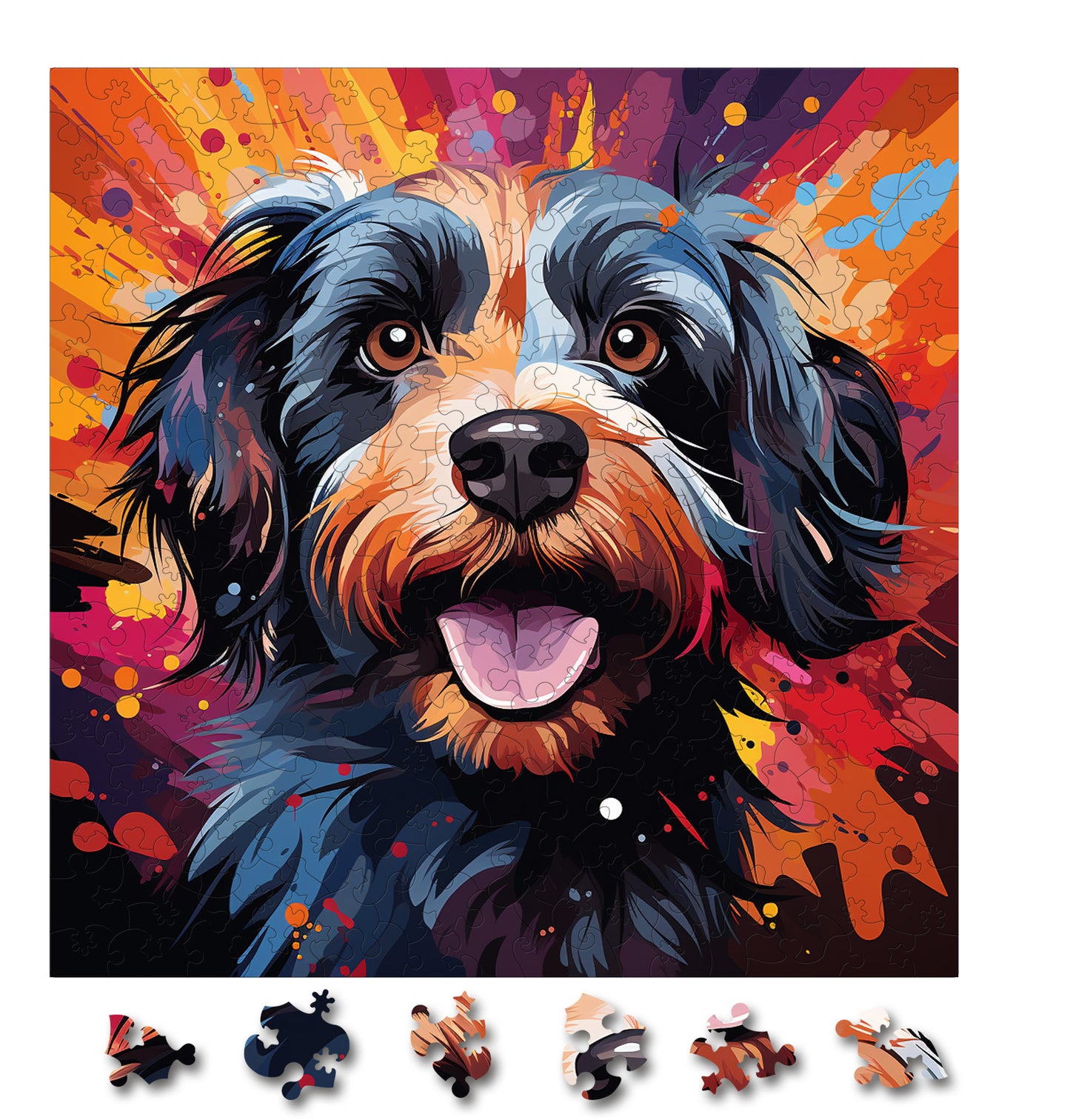 Puzzle cu Animale - Caini - Tibetan Terrier 2 - 200 piese - 30 x 30 cm