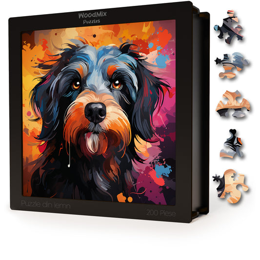 Puzzle cu Animale - Caini - Tibetan Terrier 3 - 200 piese - 30 x 30 cm