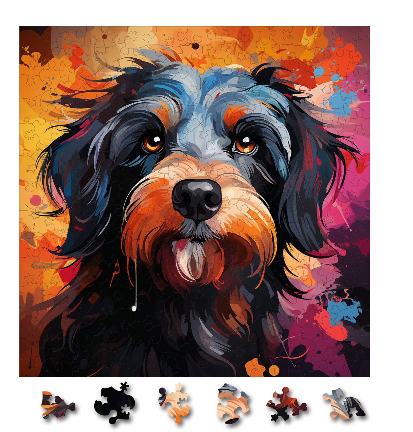Puzzle cu Animale - Caini - Tibetan Terrier 3 - 200 piese - 30 x 30 cm