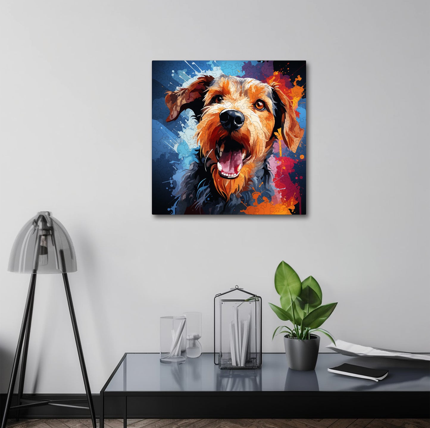 Puzzle cu Animale - Caini - Welsh Terrier 1 - 200 piese - 30 x 30 cm