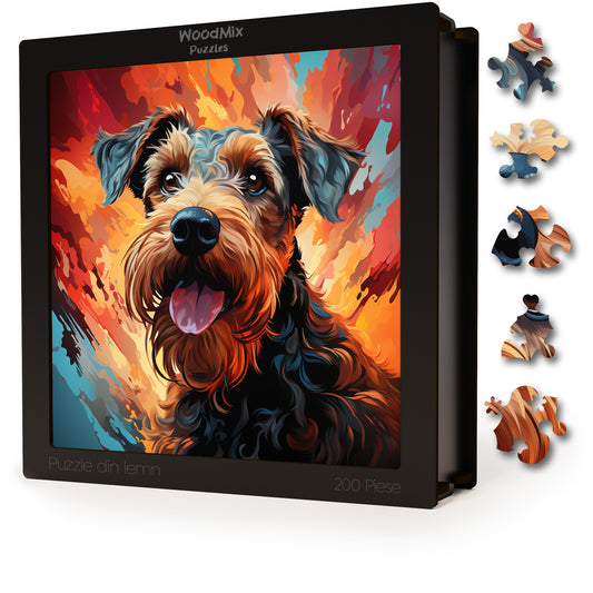 Puzzle cu Animale - Caini - Welsh Terrier 2 - 200 piese - 30 x 30 cm