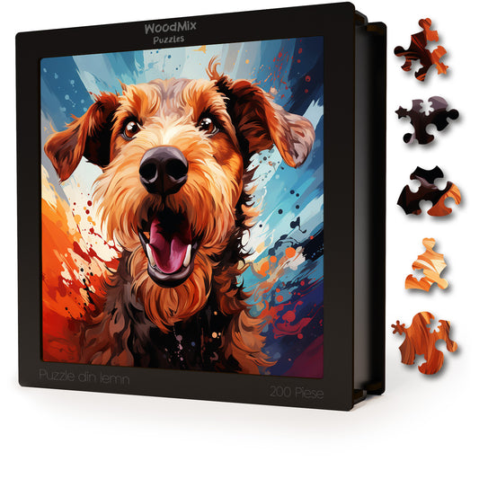 Puzzle cu Animale - Caini - Welsh Terrier 3 - 200 piese - 30 x 30 cm