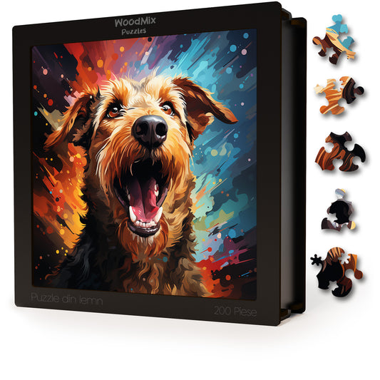 Puzzle cu Animale - Caini - Welsh Terrier 4 - 200 piese - 30 x 30 cm