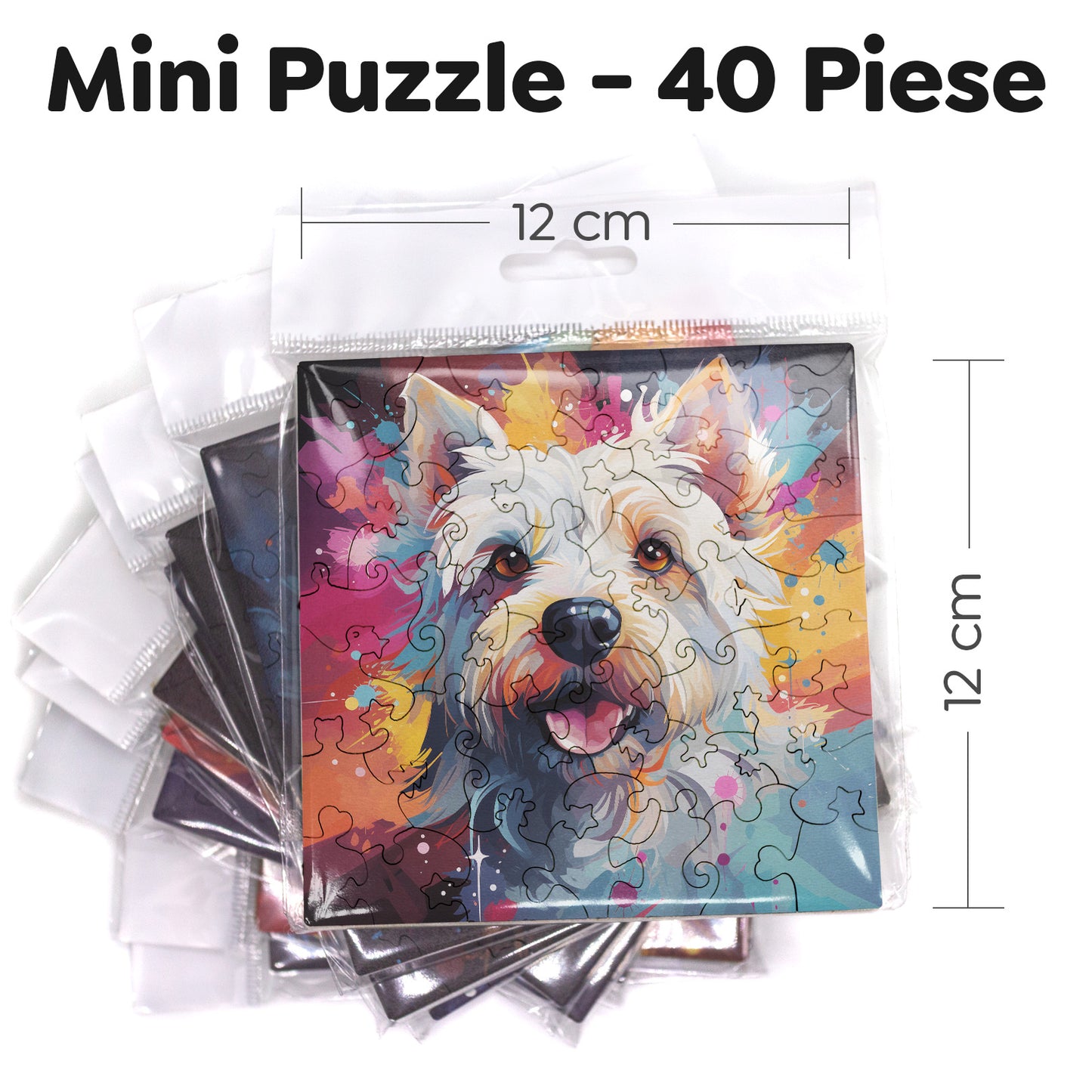 Puzzle cu Caini - West Highland White Terrier 3