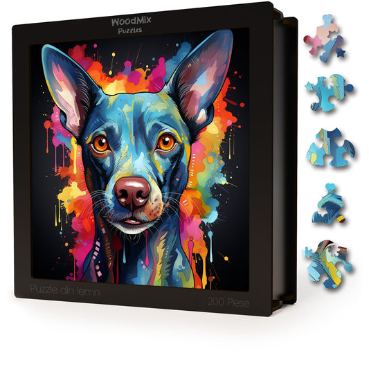 Puzzle cu Animale - Caini - Xoloitzcuintli 2 - 200 piese - 30 x 30 cm