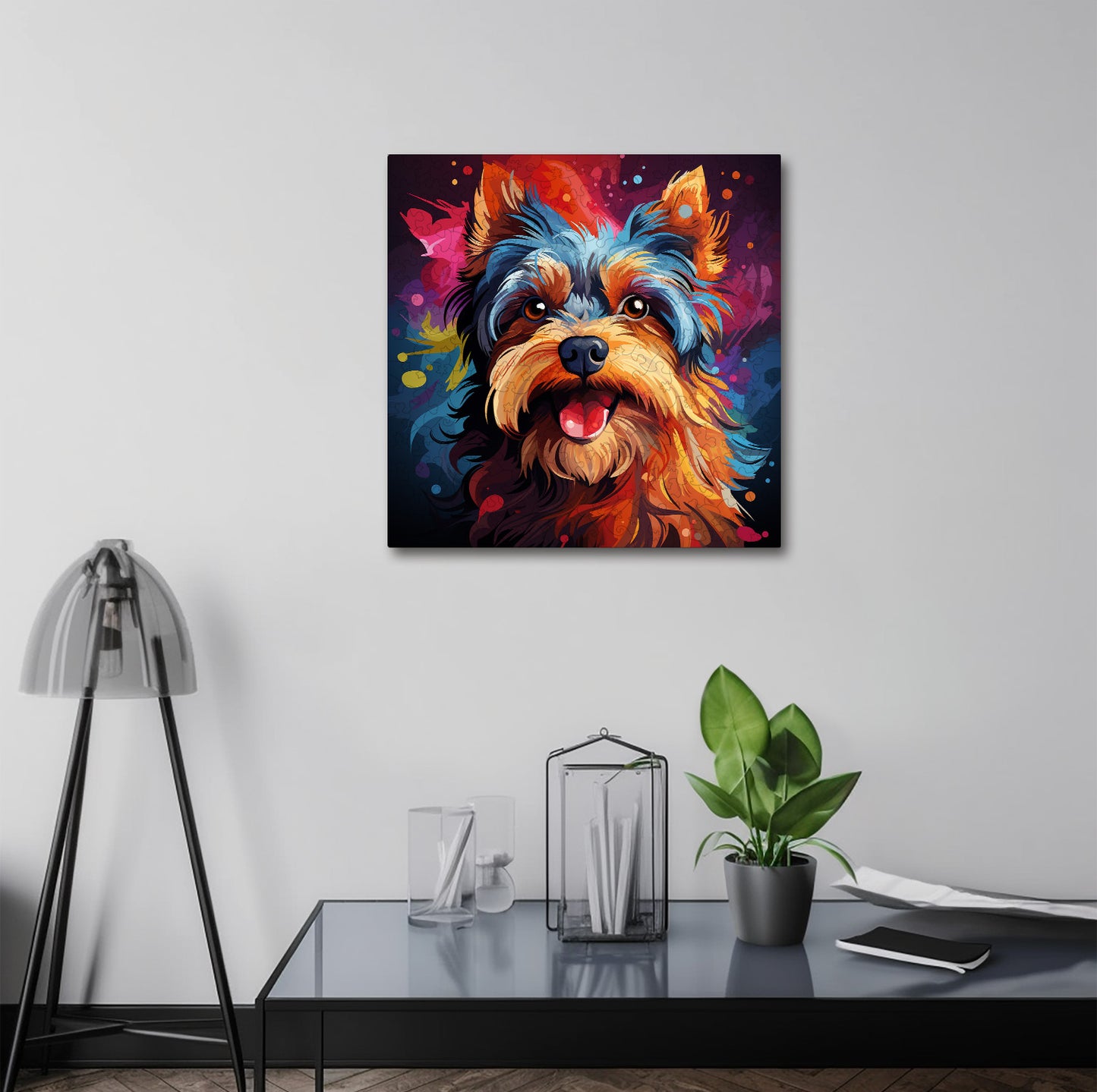 Puzzle cu Animale - Caini - Yorkshire Terrier 2 - 200 piese - 30 x 30 cm