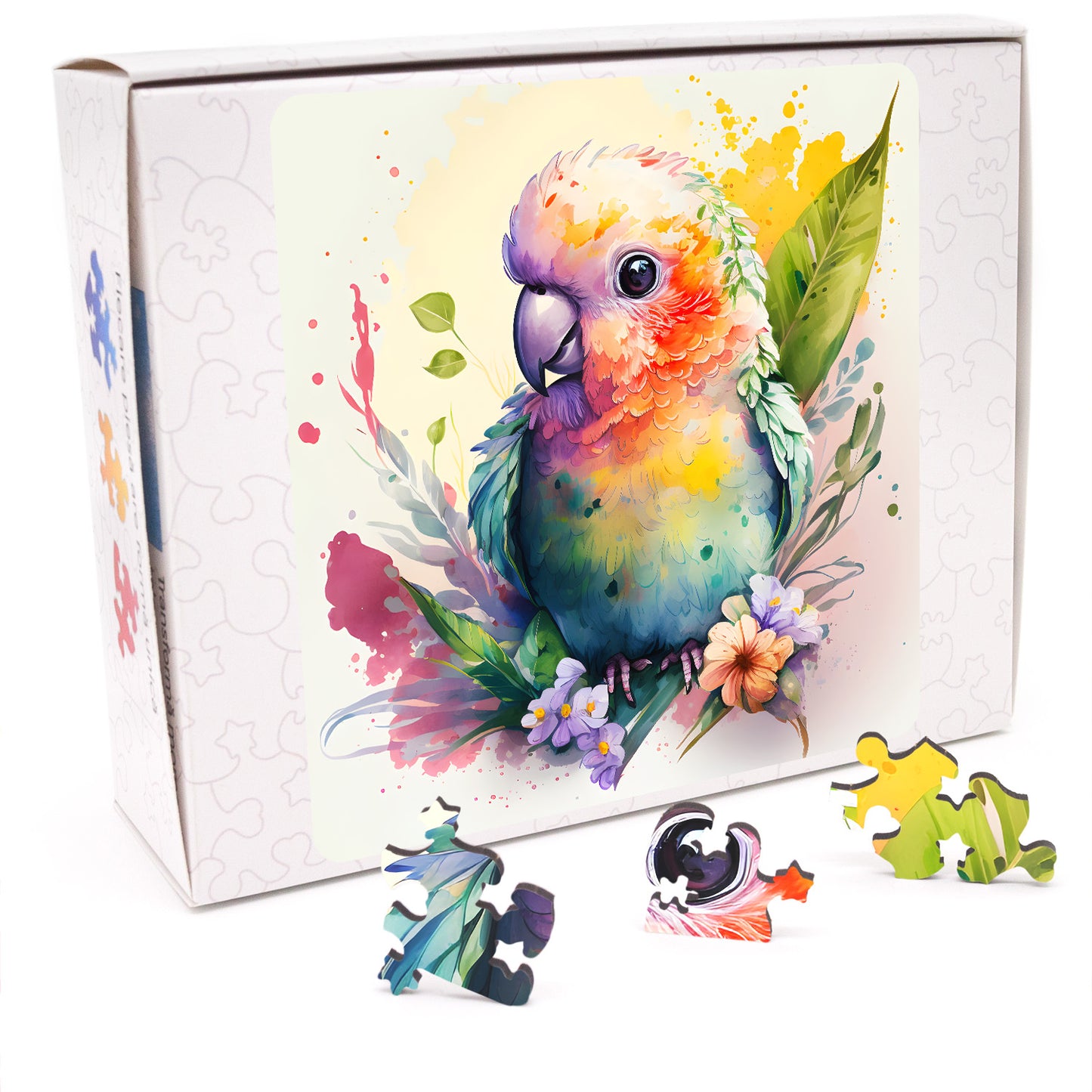 Puzzle cu Animale - Baby Parrot