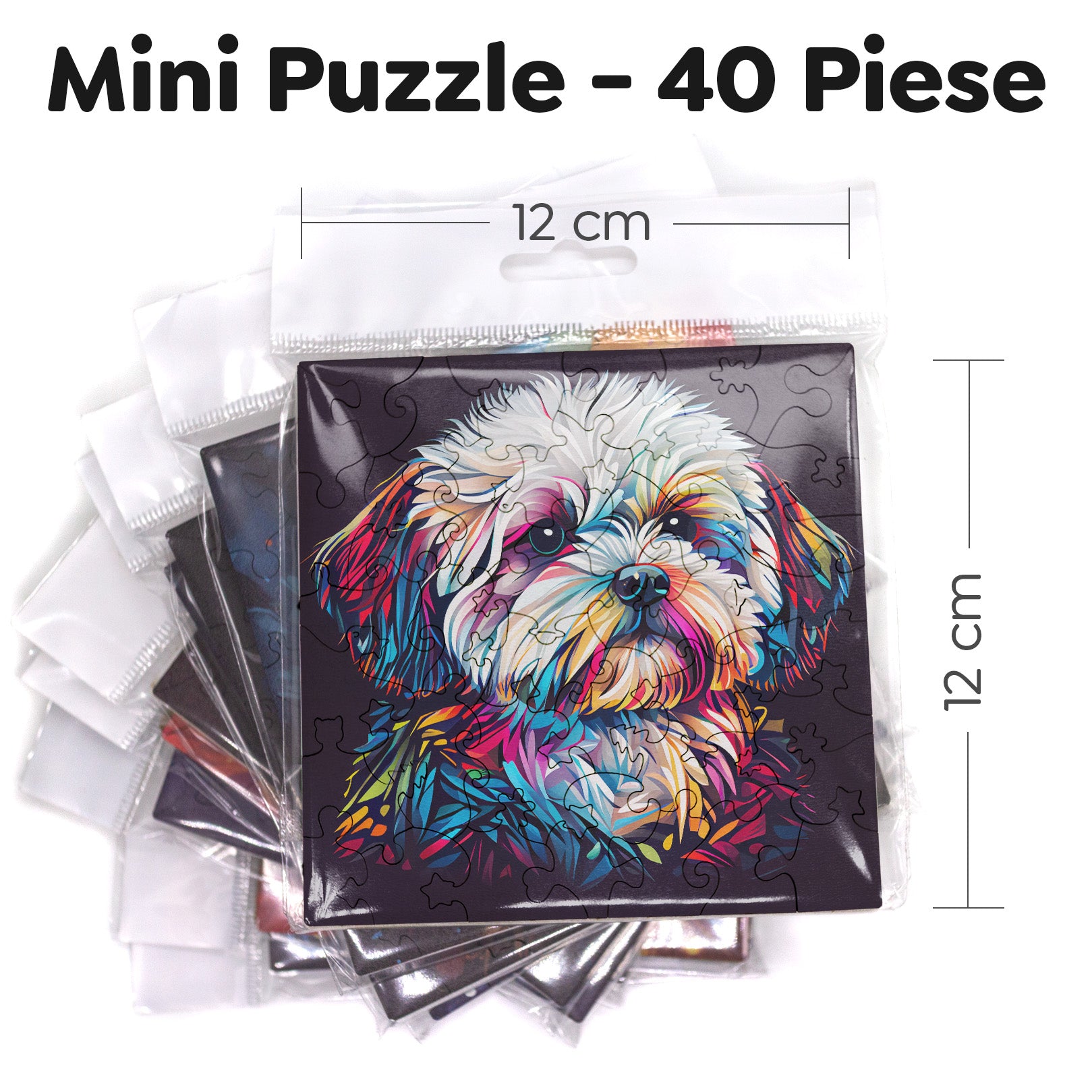 Puzzle cu Animale - Caini - Bichon Maltese 1