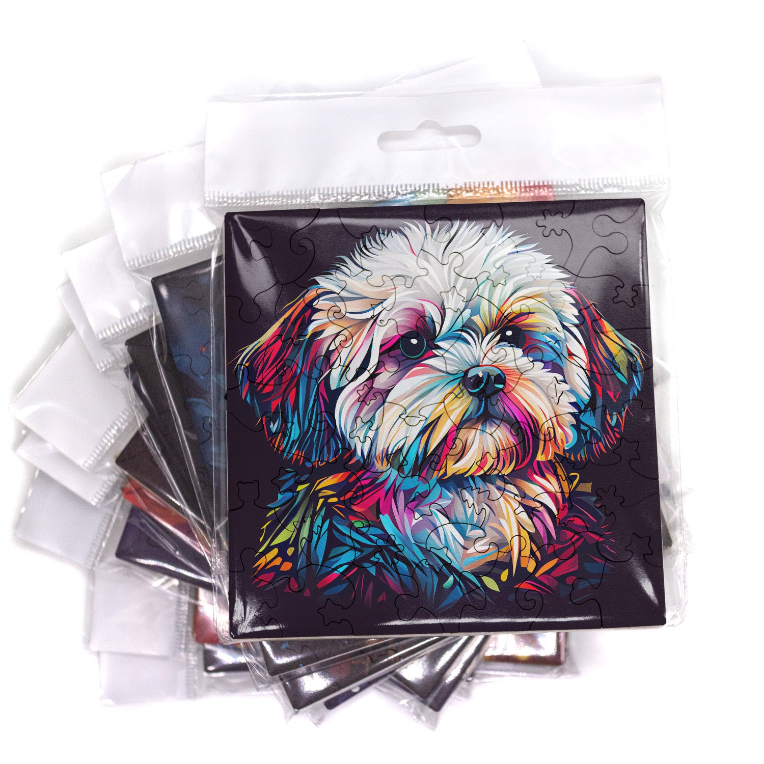 Puzzle cu Animale - Caini - Bichon Maltese 1