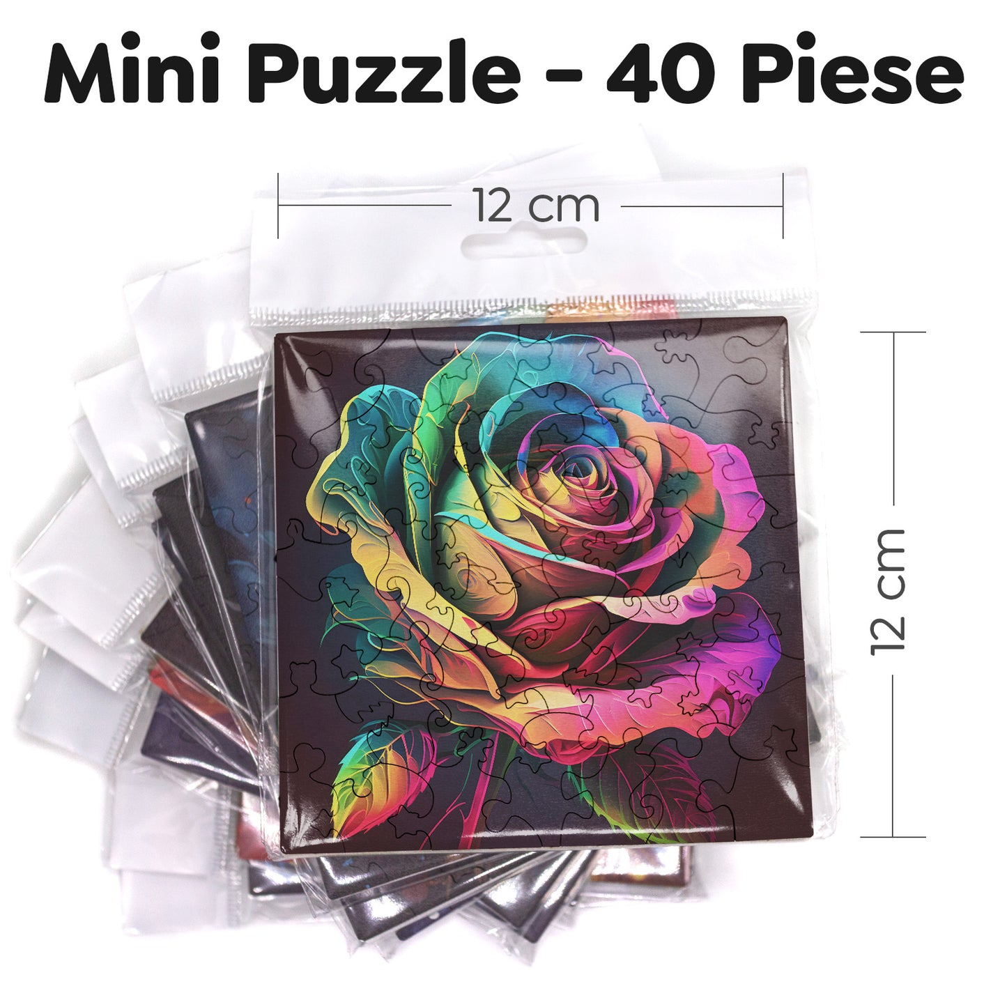Puzzle cu Flori - English Rose - 200 piese - 30 x 30 cm