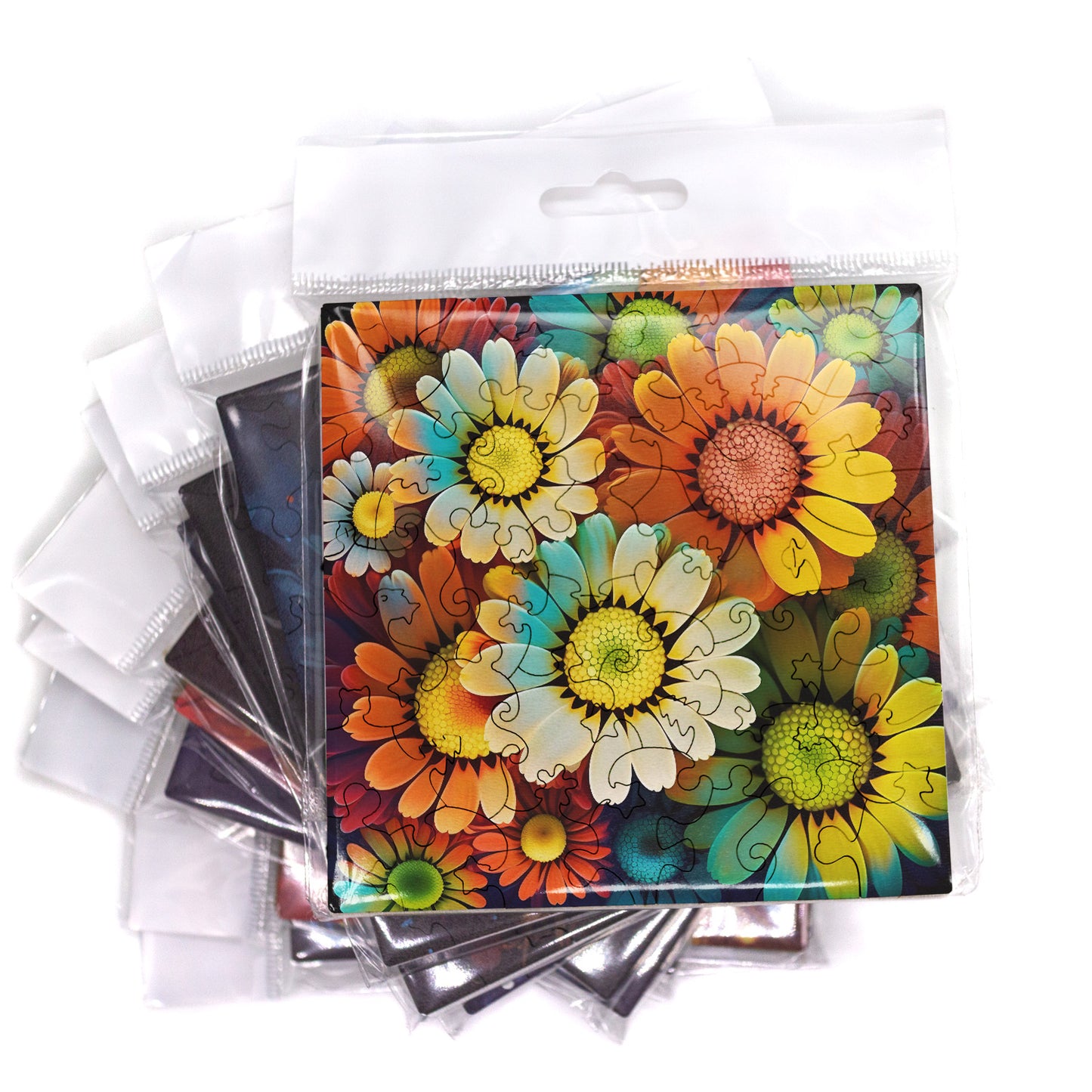 Puzzle cu Flori - Feverfew - 200 piese - 30 x 30 cm