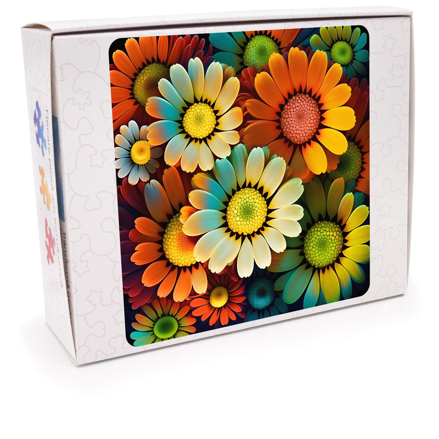 Puzzle cu Flori - Feverfew - 200 piese - 30 x 30 cm