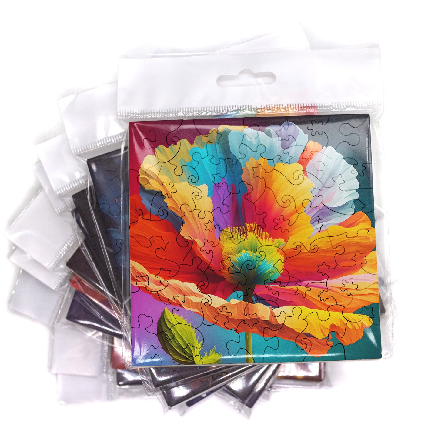 Puzzle cu Flori - Iceland Poppy - 200 piese - 30 x 30 cm