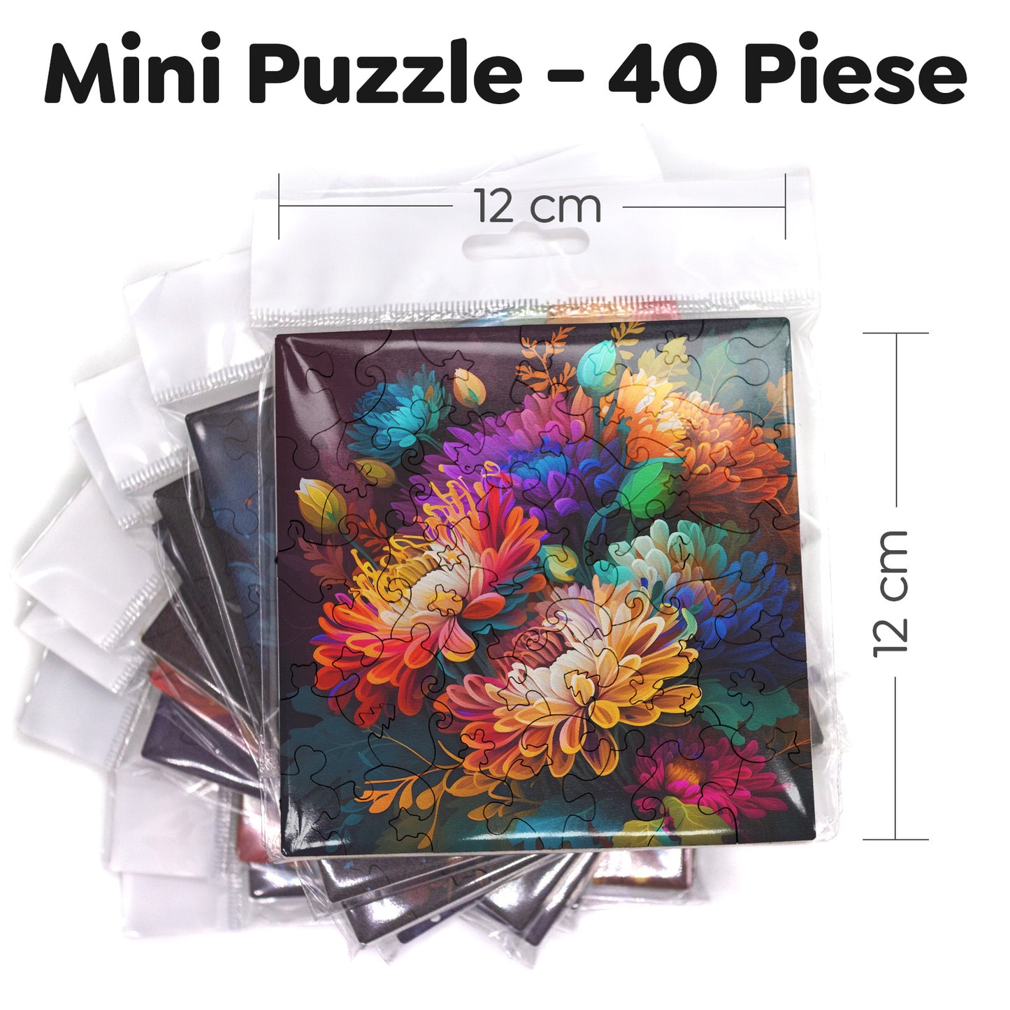 Puzzle cu Flori - Colorful Italian Asters