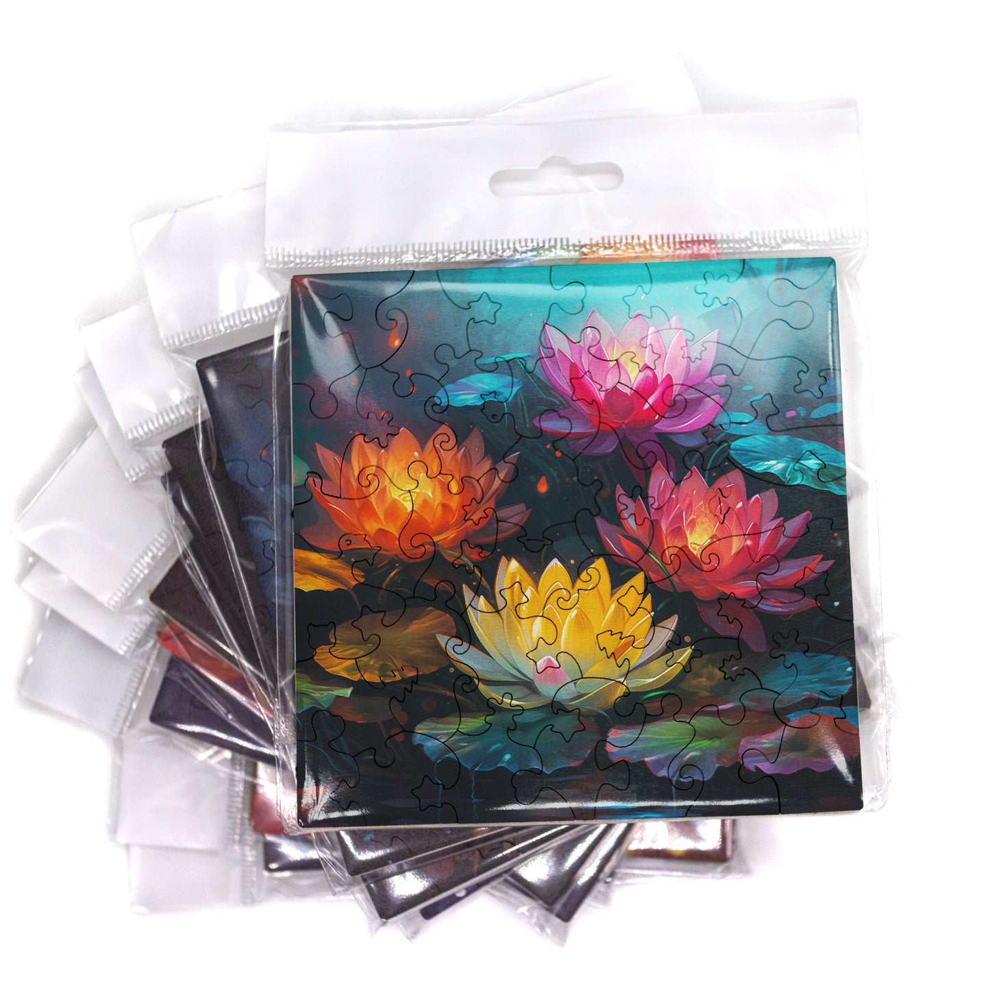 Puzzle cu Flori - Lotus
