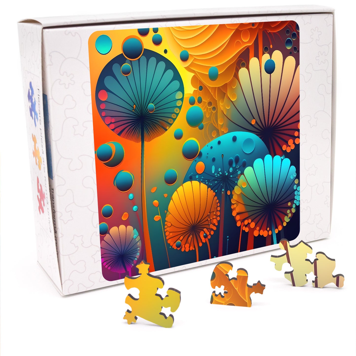 Puzzle Abstract  - Sundrops