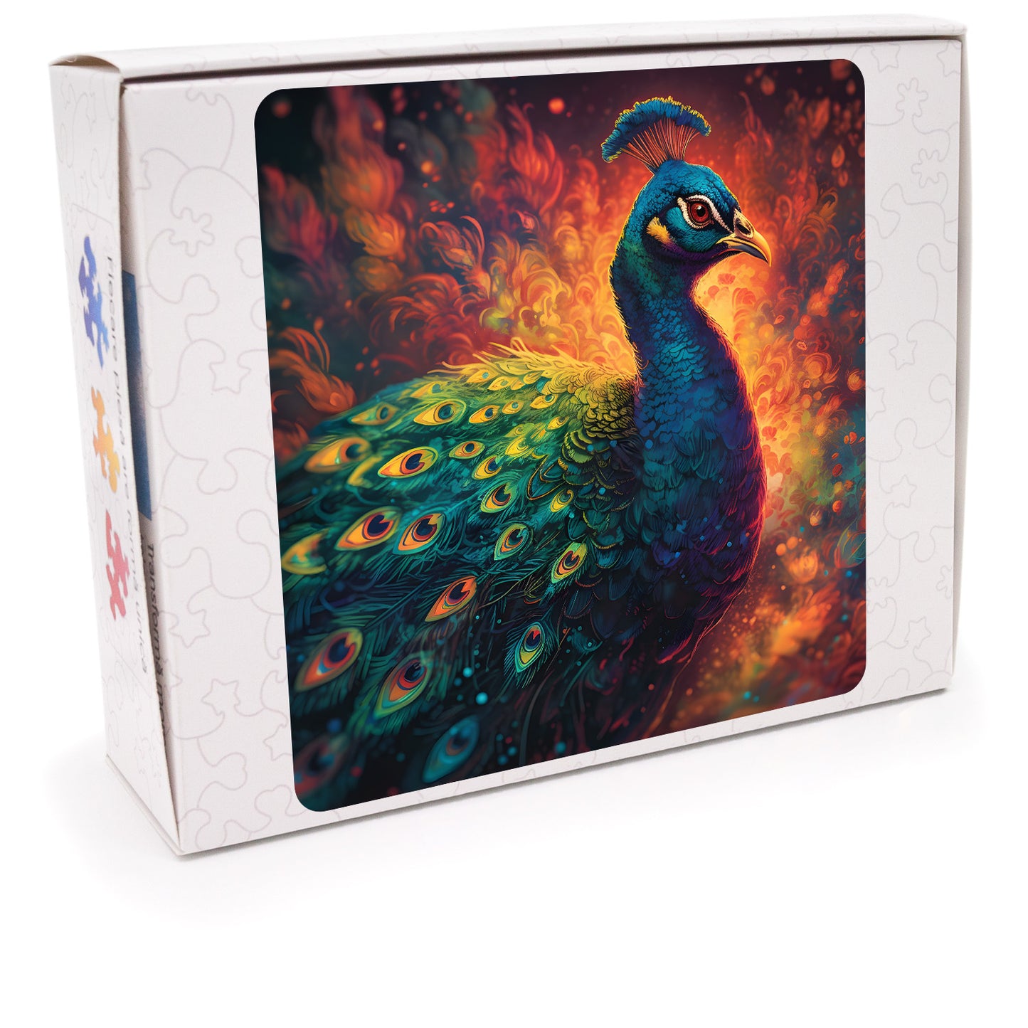 Puzzle cu Animale - Paun 1