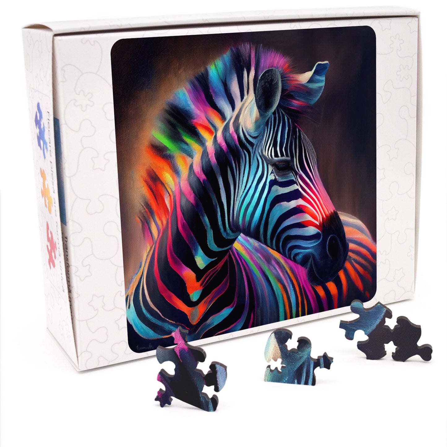 Puzzle cu Animale - Zebra 1