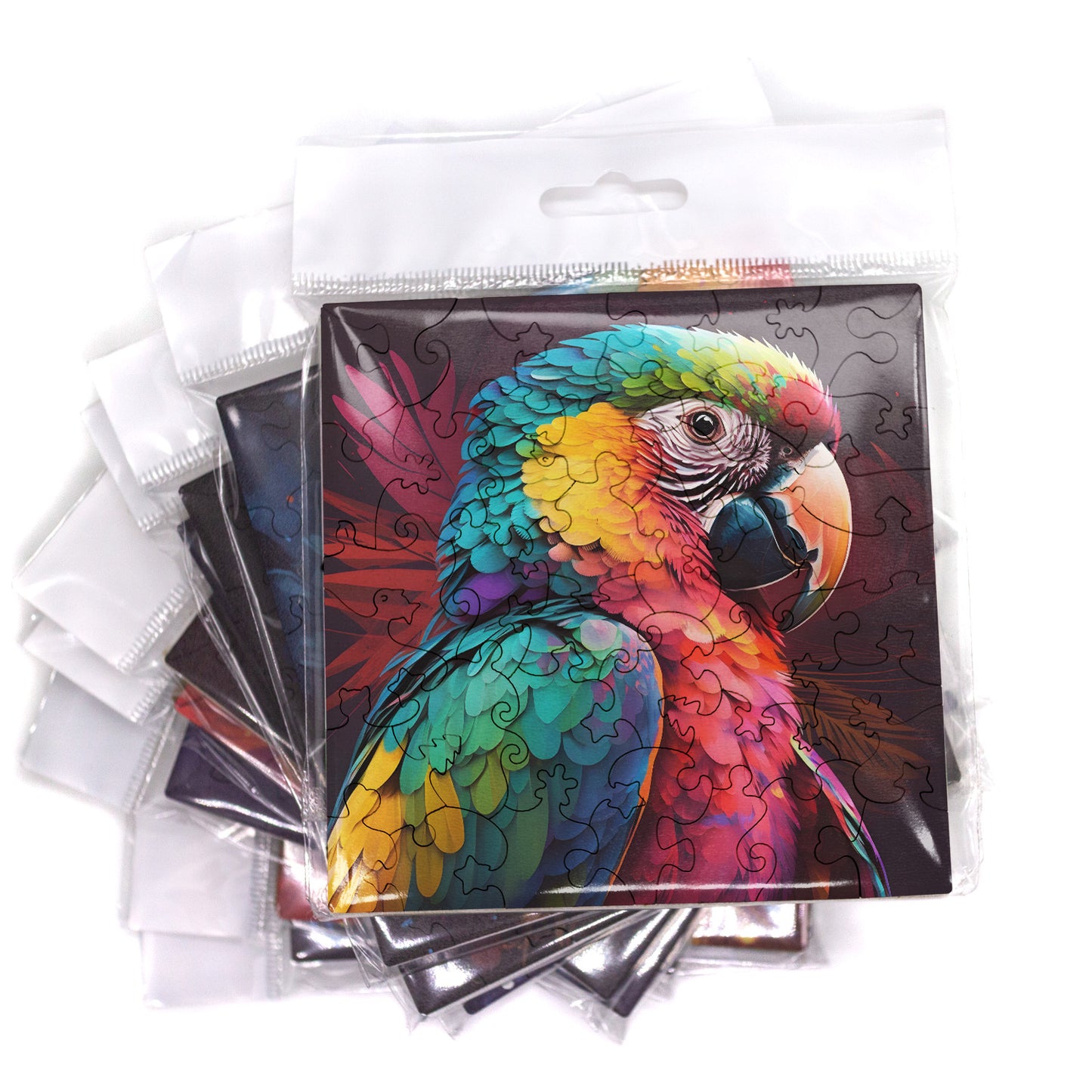 Puzzle cu Animale - Jungle Parrot