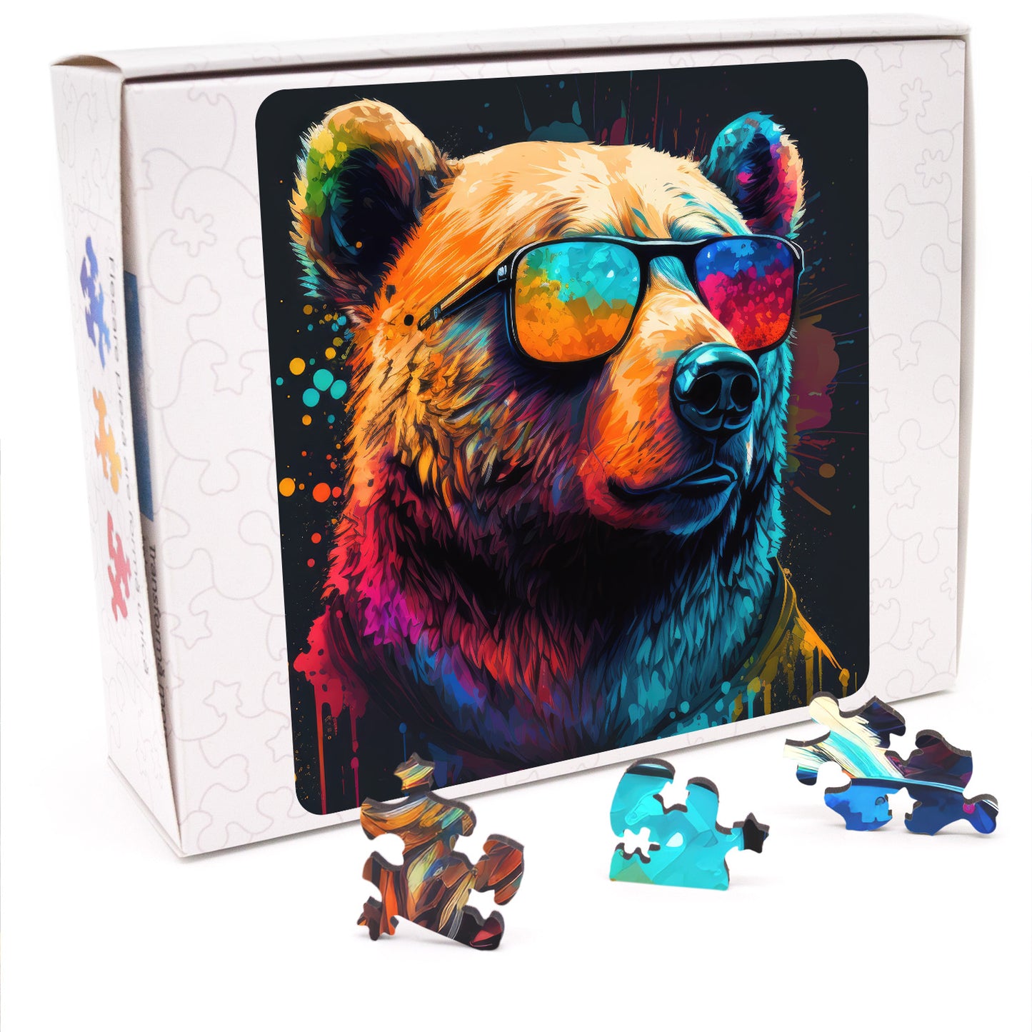 Puzzle cu Animale - Cool Bear