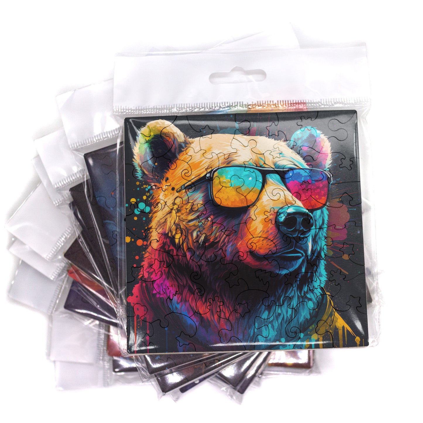 Puzzle cu Animale - Cool Bear