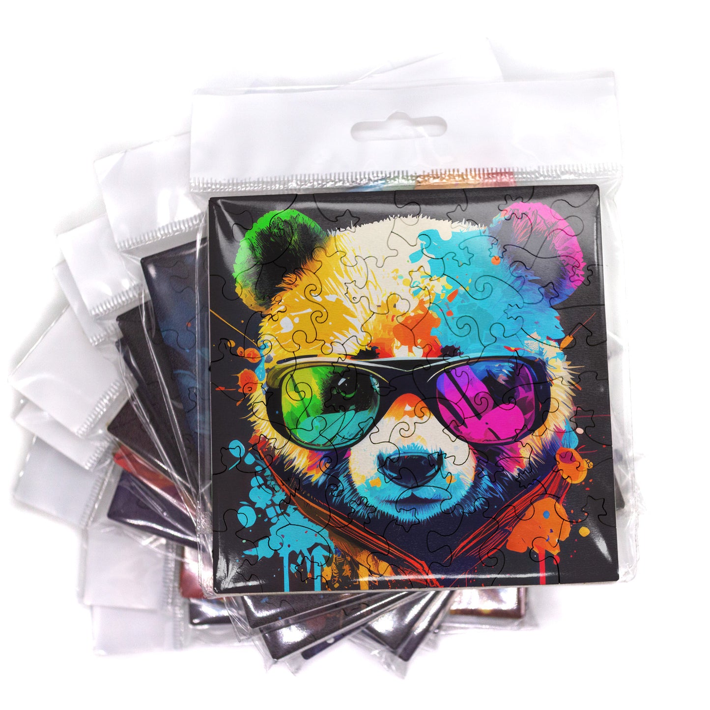 Puzzle cu Animale - Cool Panda