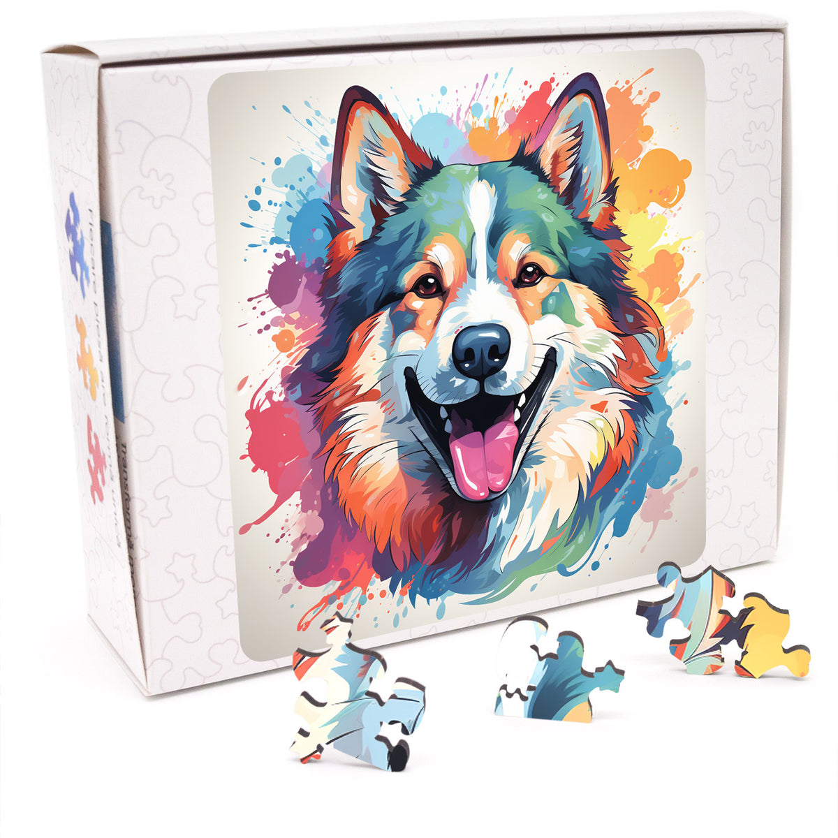 Puzzle cu Caini - Akita 1