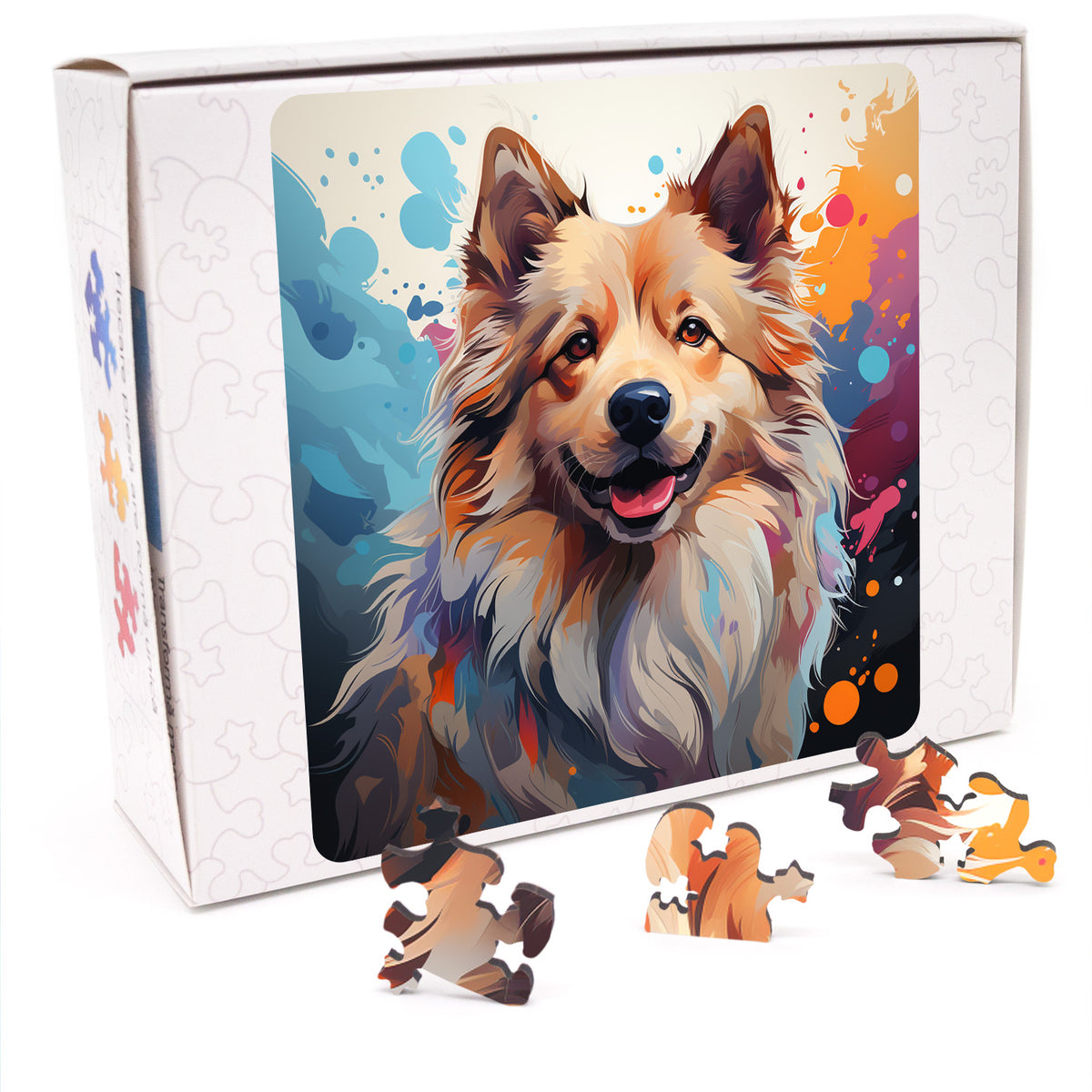Puzzle cu Caini - American Eskimo 3