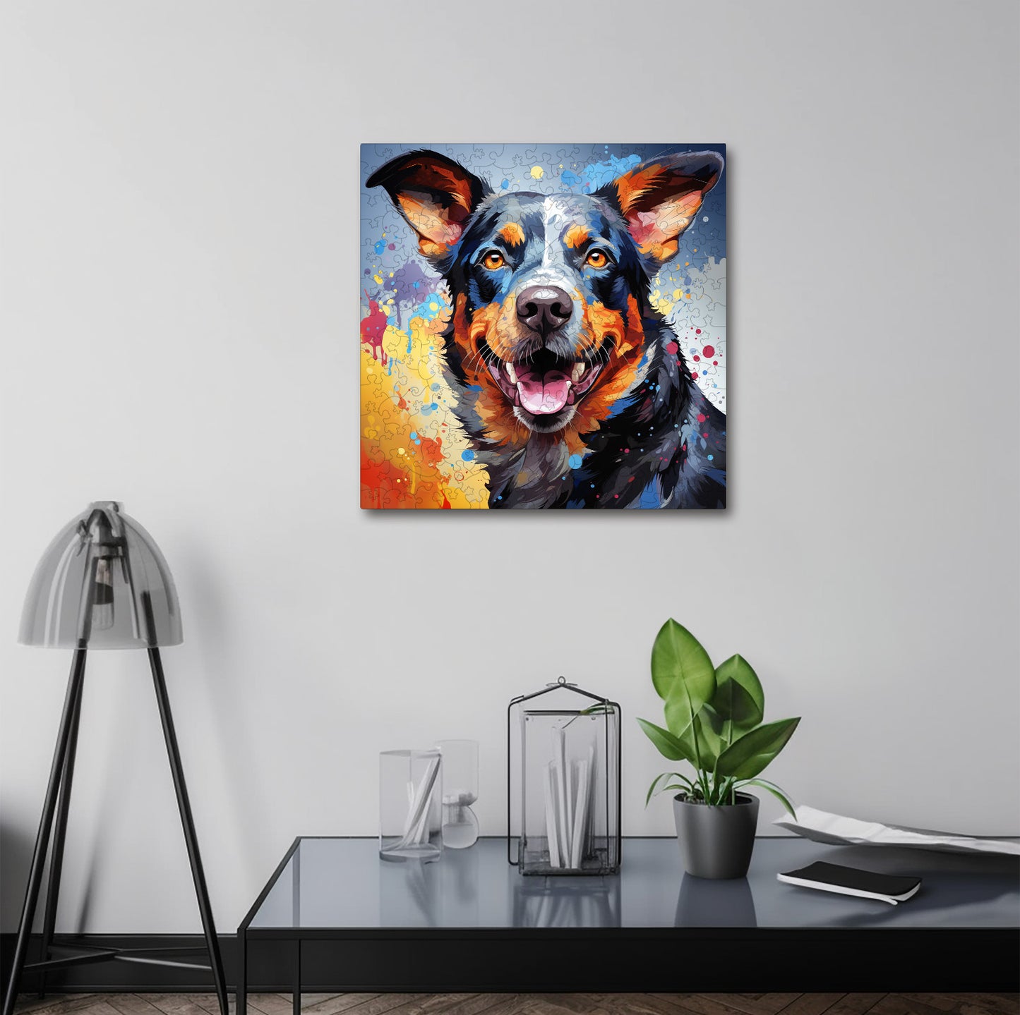 Puzzle cu Animale - Caini - Australian Cattle 3 - 200 piese - 30 x 30 cm