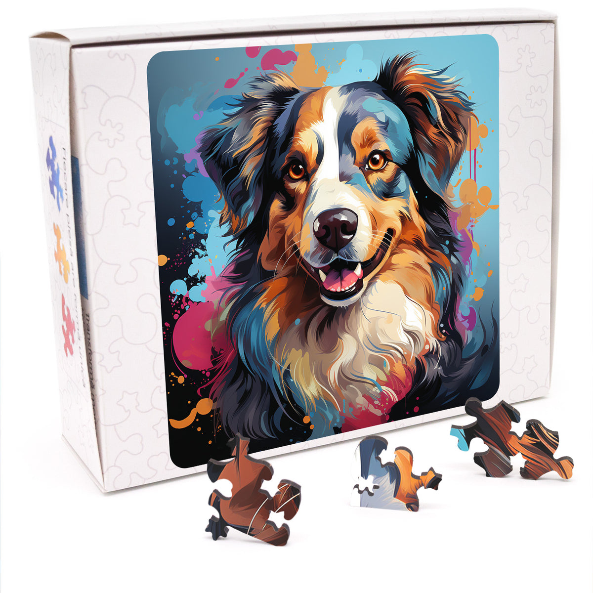 Puzzle cu Caini - Australian Shepherd 3