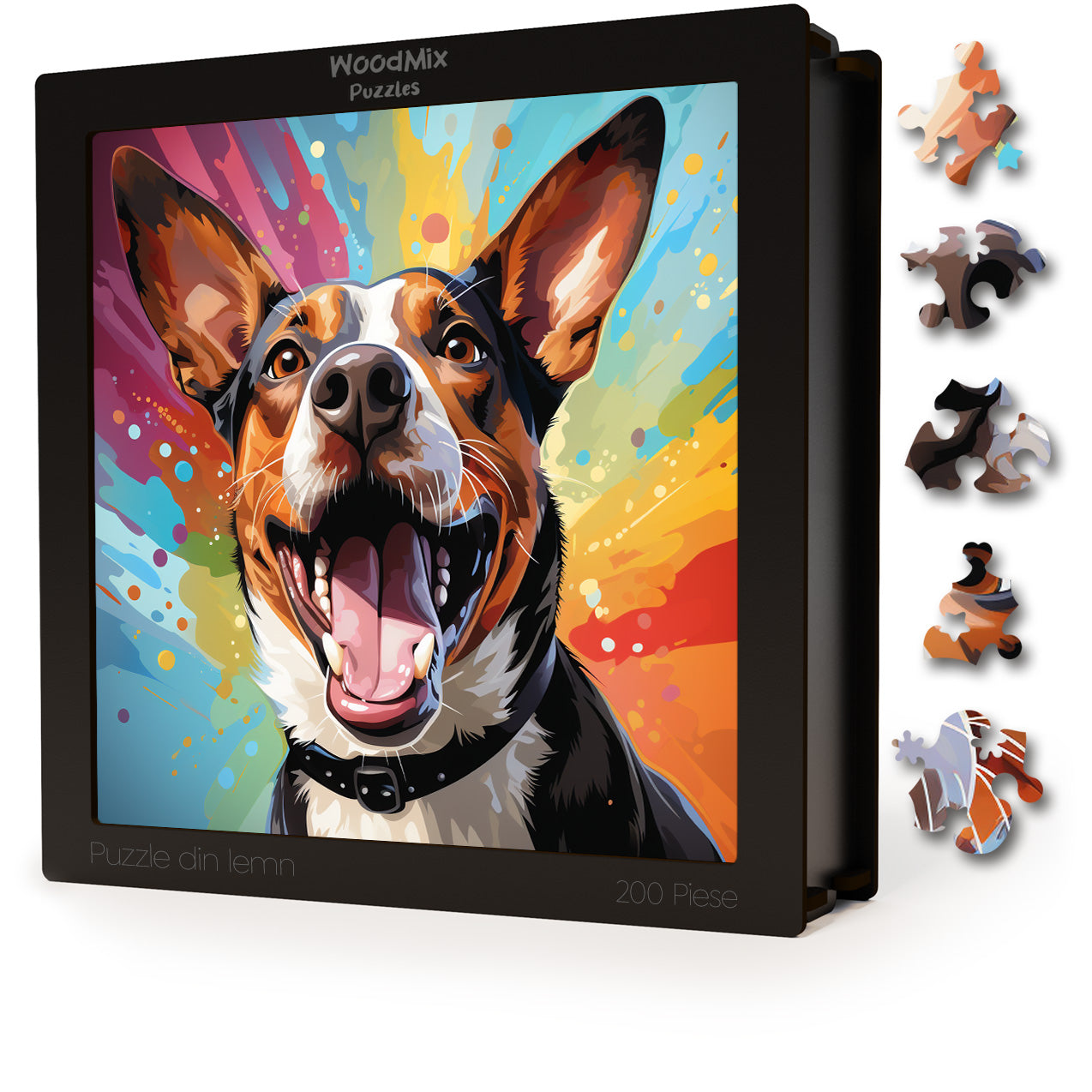 Puzzle cu Animale - Caini - Basenji 2 - 200 piese - 30 x 30 cm