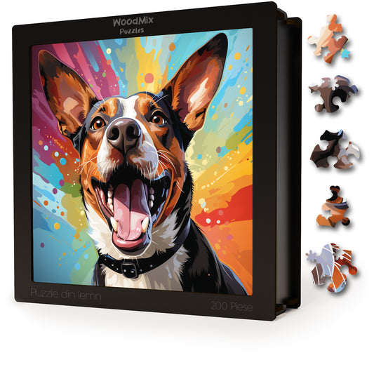 Puzzle cu Animale - Caini - Basenji 2 - 200 piese - 30 x 30 cm
