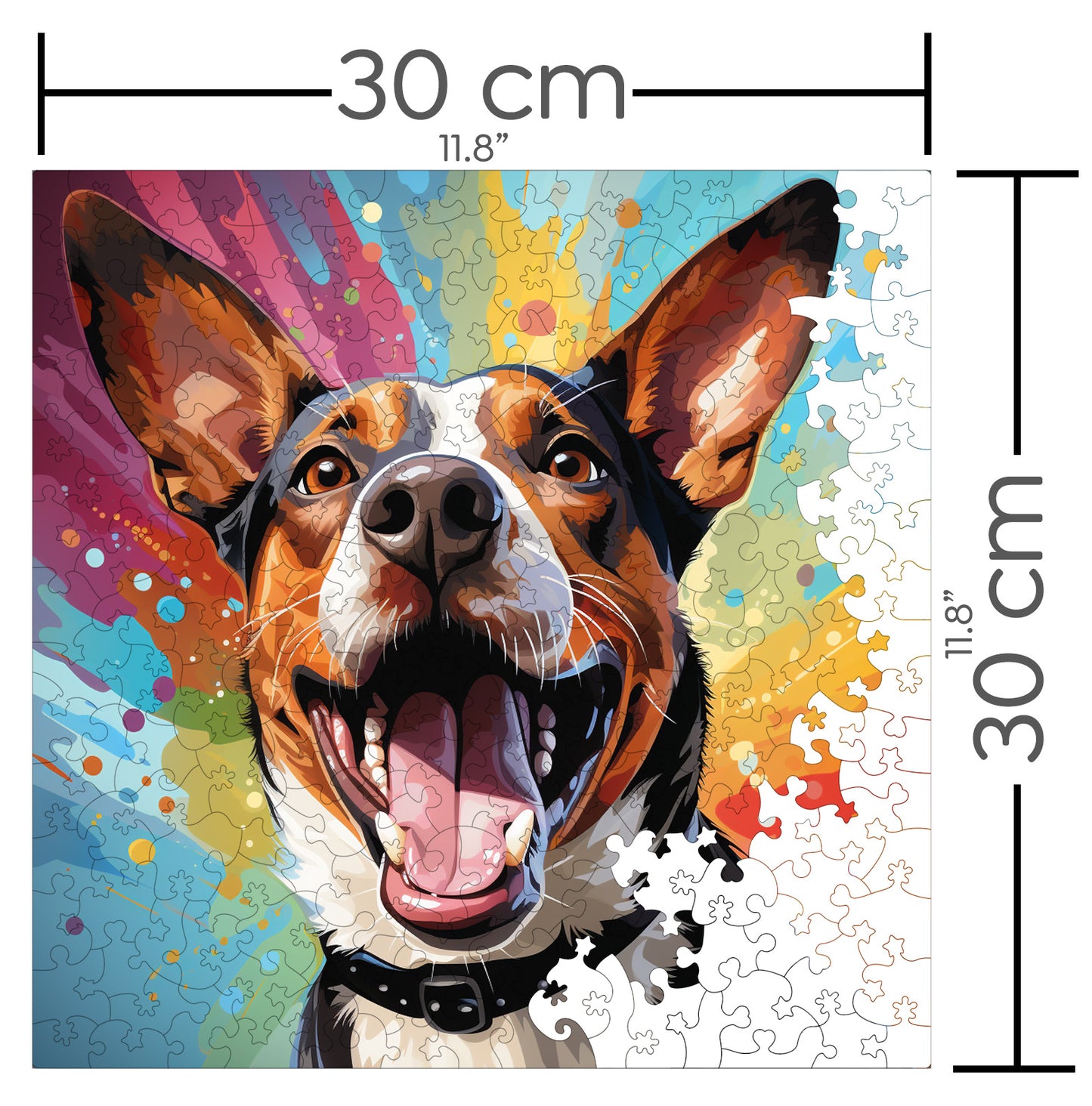 Puzzle cu Animale - Caini - Basenji 2 - 200 piese - 30 x 30 cm