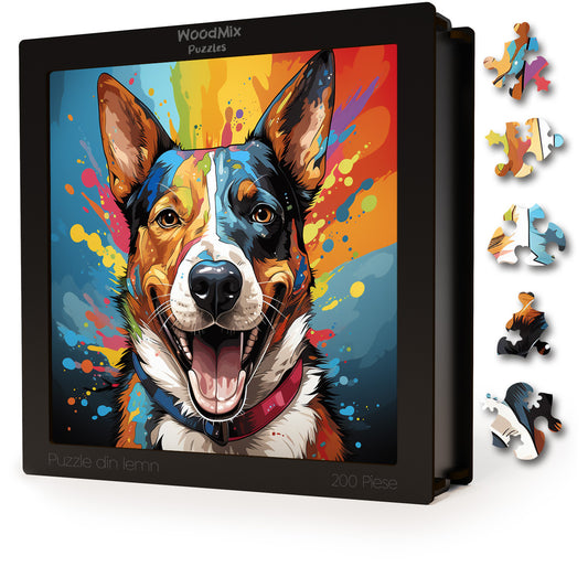 Puzzle cu Animale - Caini - Basenji 1 - 200 piese - 30 x 30 cm