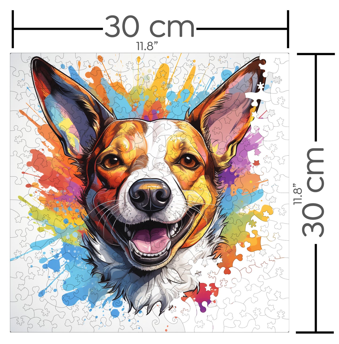 Puzzle cu Animale - Caini - Basenji 3 - 200 piese - 30 x 30 cm