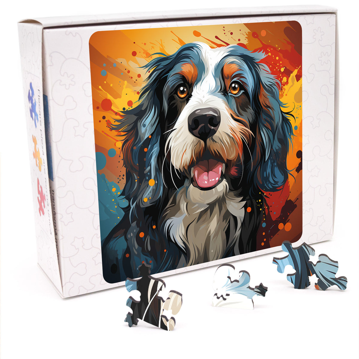 Puzzle cu Caini - Bearded Collie 2