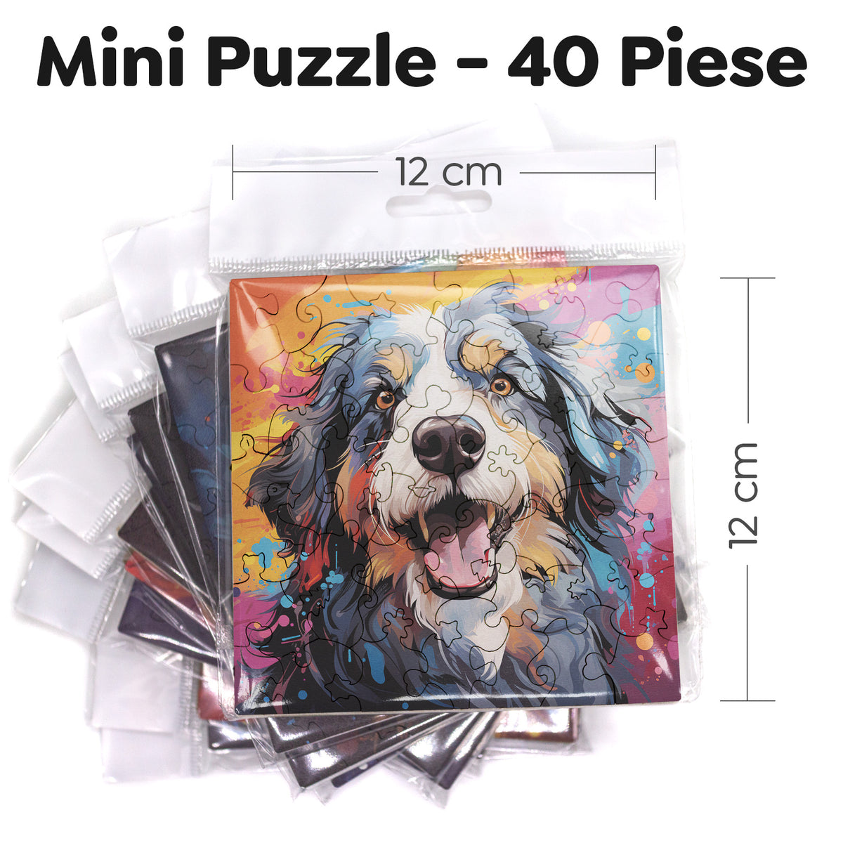 Puzzle cu Caini - Bearded Collie 1