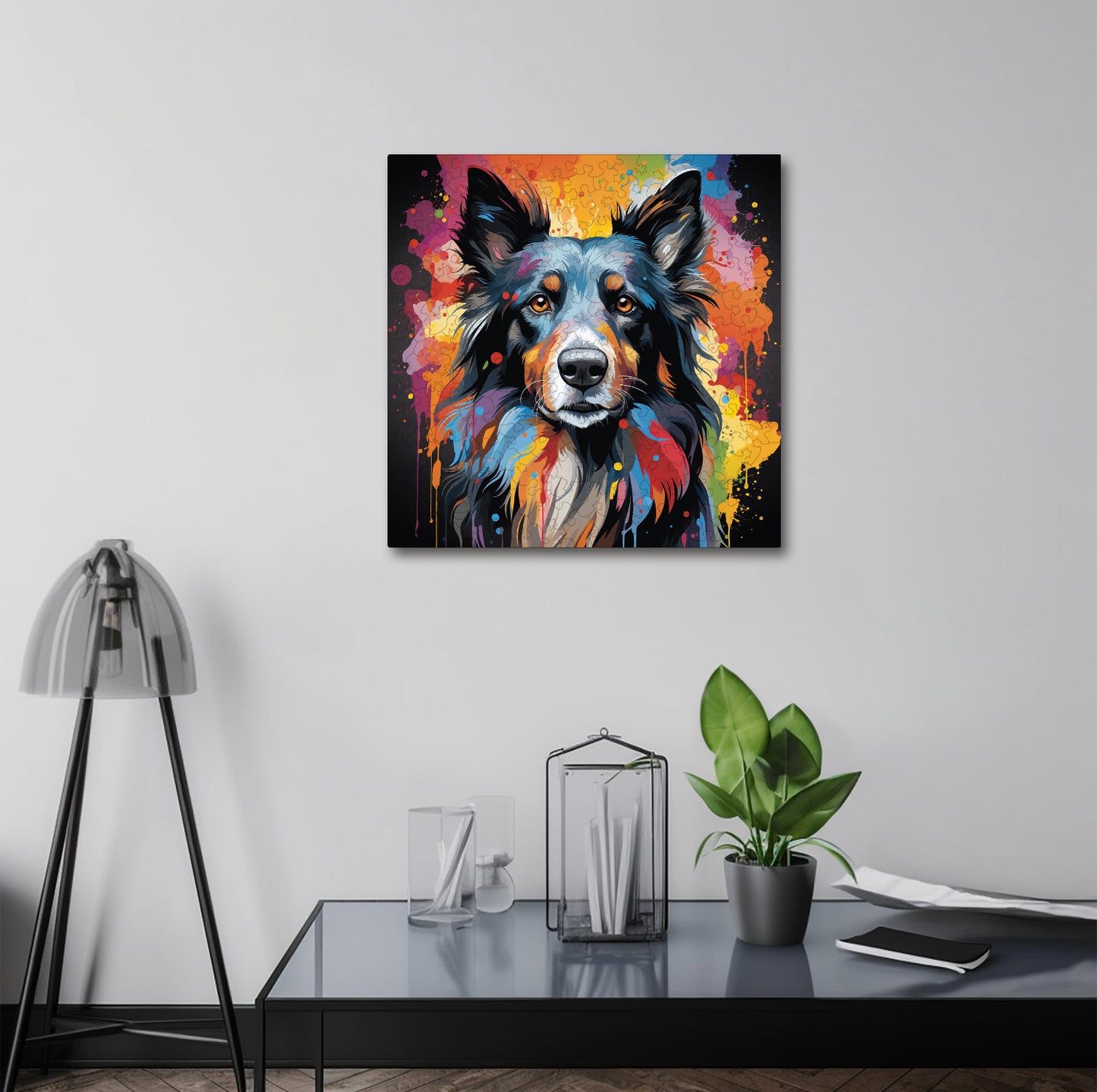 Puzzle cu Animale - Caini - Belgian Sheepdog 4 - 200 piese - 30 x 30 cm